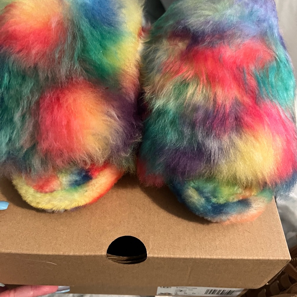 Colorful Furry UGGs